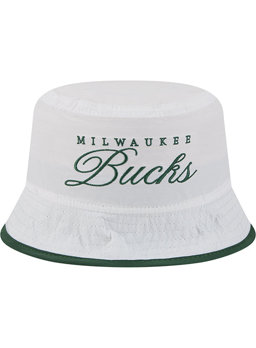 New Era Draft 2025 Milwaukee Bucks Bucket Hat-front