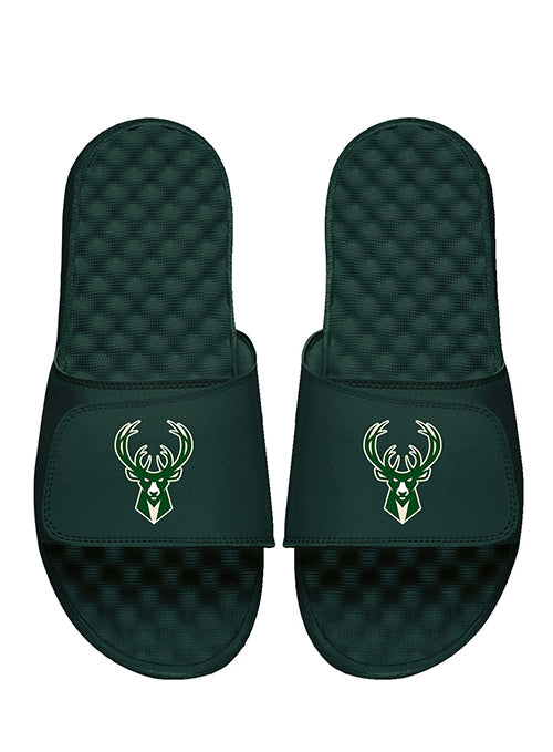 ISlide Primary Icon Green Milwaukee Bucks Sandals