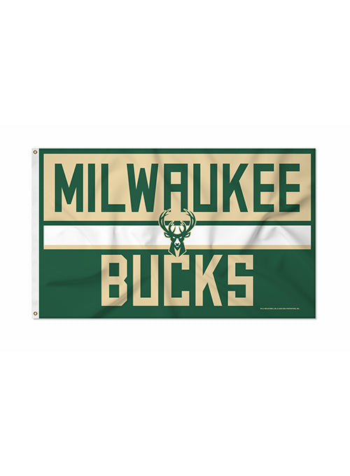 Rico Bold 3'x5' Milwaukee Bucks Flag