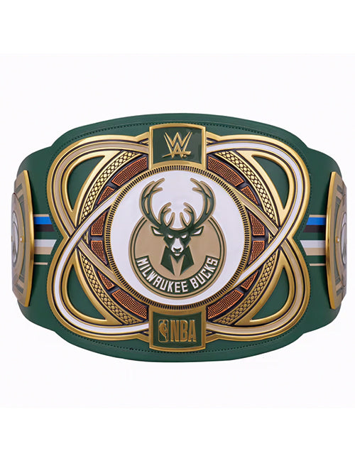 WWE Legacy Milwaukee Bucks Title Belt-Front