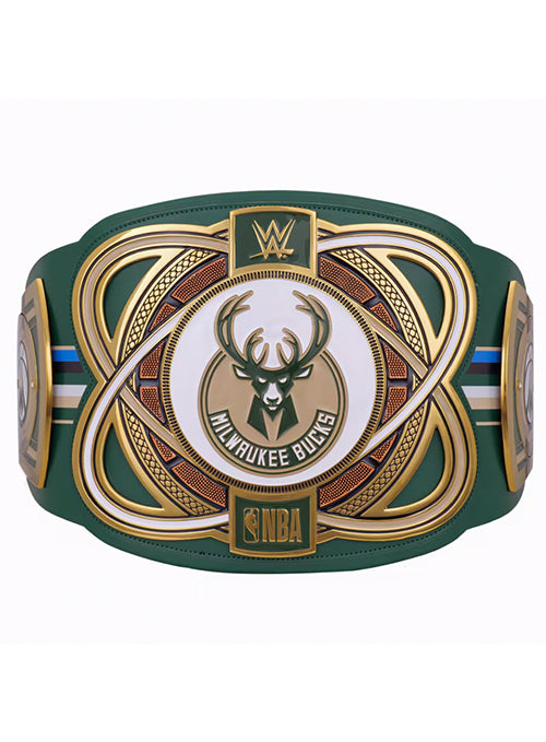 WWE Legacy Milwaukee Bucks Title Belt-Front