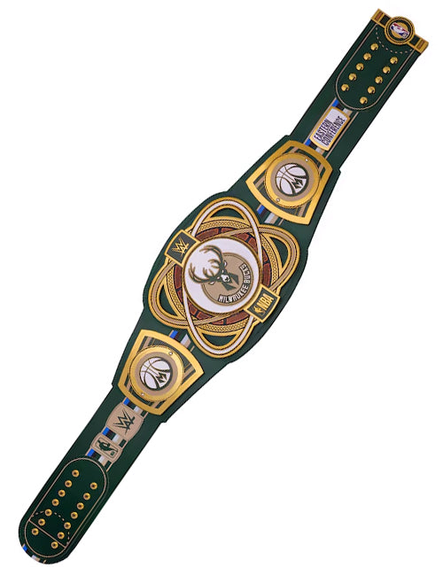 WWE Legacy Milwaukee Bucks Title Belt-full