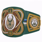 WWE Legacy Milwaukee Bucks Title Belt-left