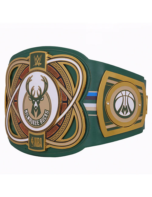 WWE Legacy Milwaukee Bucks Title Belt-left