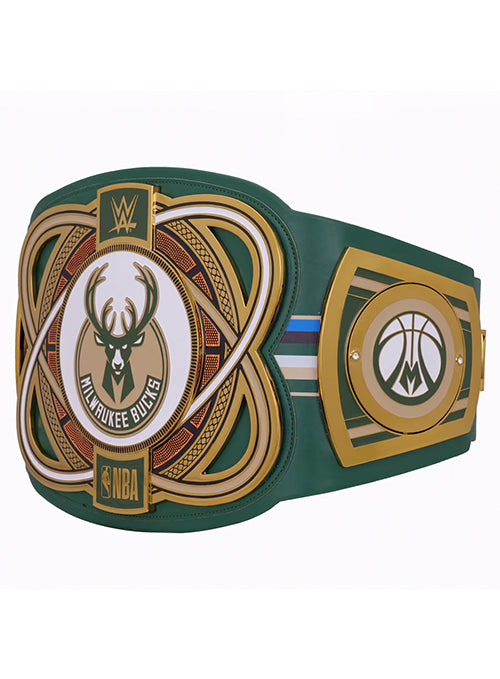 WWE Legacy Milwaukee Bucks Title Belt-left