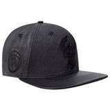 Pro Standard Vanguard Washed Milwaukee Bucks Snapback Hat-angled right