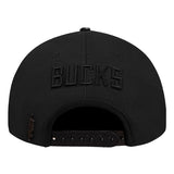 Pro Standard Vanguard Washed Milwaukee Bucks Snapback Hat-back