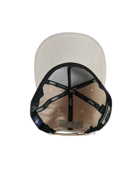 Pro Standard Classic Cream Milwaukee Bucks Pinch Snapback Hat-UV