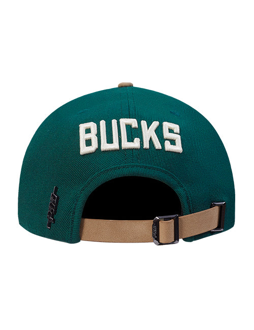 Pro Standard Signature Suede Milwaukee Bucks Adjustable Hat-back