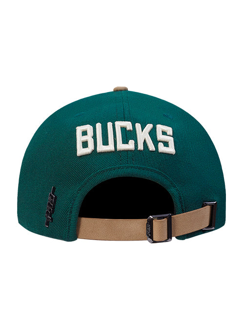 Pro Standard Signature Suede Milwaukee Bucks Adjustable Hat-back