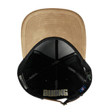 Pro Standard Signature Suede Black Milwaukee Bucks Snapback Hat-UV