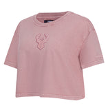 Women's Pro Standard Classic Milwaukee Bucks Washed Boxy T-Shirt-angled front