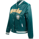 Women's Pro Standard Best of Milwaukee Bucks Satin Jacket-angled front