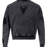 Pro Standard Vanguard Washed Milwaukee Bucks Crewneck Sweatshirt-front