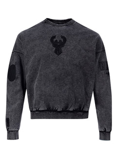 Pro Standard Vanguard Washed Milwaukee Bucks Crewneck Sweatshirt-front