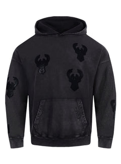 Pro Standard Vanguard Milwaukee Bucks Washed Hooded Sweatshirt-front