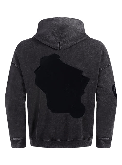 Pro Standard Vanguard Milwaukee Bucks Washed Hooded Sweatshirt-back