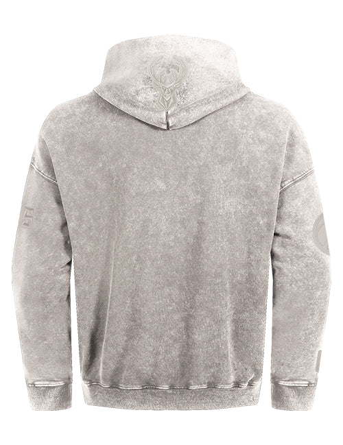 Pro Standard Classic Washed Milwaukee Bucks Hooded Sweatshirt-back