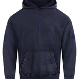 Pro Standard Classic Navy Washed Milwaukee Bucks Hooded Sweatshirt-front