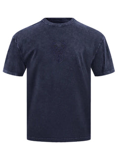 Pro Standard Classic Navy Washed Milwaukee Bucks Drop Shoulder T-Shirt-front