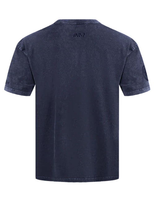 Pro Standard Classic Navy Washed Milwaukee Bucks Drop Shoulder T-Shirt-back