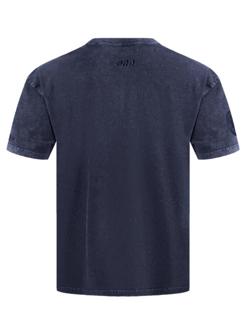 Pro Standard Classic Navy Washed Milwaukee Bucks Drop Shoulder T-Shirt-back