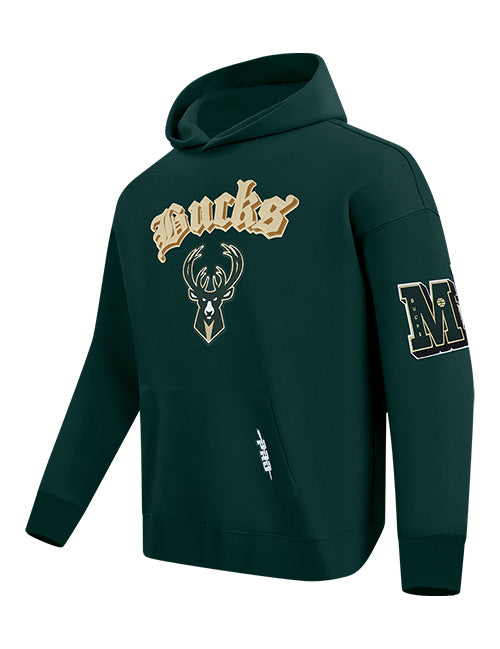Pro Standard Best Of Milwaukee Bucks Hooded Sweatshirt-angled left