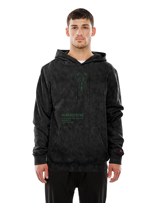 New Era Sport Night Milwaukee Bucks Hooded Sweatshirt
