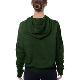 Women's New Era Leisure Throw Milwaukee Bucks Hooded Sweatshirt-back