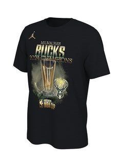 Jordan 2024 NBA Cup Champions Locker Room Milwaukee Bucks T-Shirt-front