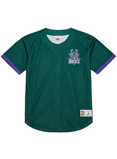 Mitchell & Ness HWC '93 Off Season Milwaukee Bucks Baseball Jersey-front