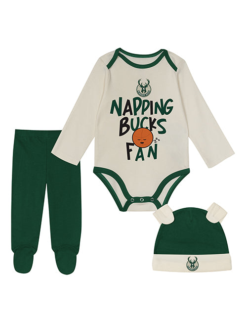 Newborn Outerstuff Little Champ 3-Piece Onesie Set-collection