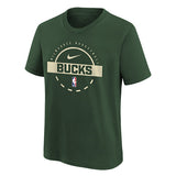 Youth Nike 2025-26 Practice Milwaukee Bucks T-Shirt