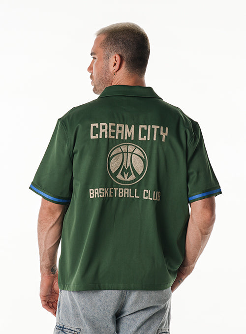 The Wild Collective 2025-26 City Edition Milwaukee Bucks Bowling Shirt-back