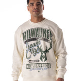 The Wild Collective 2025-26 City Edition Milwaukee Bucks Crewneck Sweatshirt-front