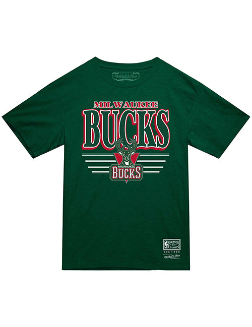 Mitchell & Ness HWC '06 Milwaukee Bucks Back Lines T-Shirt-front