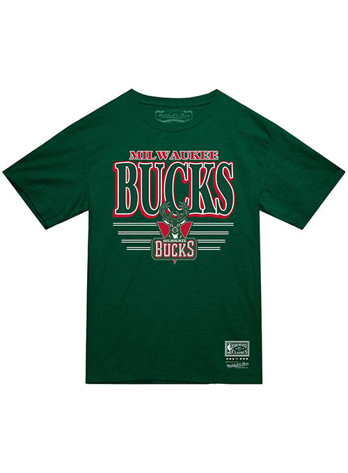 Mitchell & Ness HWC '06 Milwaukee Bucks Back Lines T-Shirt-front