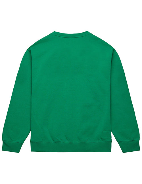 Mitchell & Ness HWC '68 Milwaukee Bucks Irish Script Crewneck Sweatshirt-back