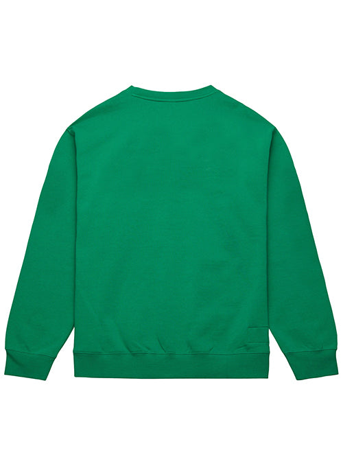 Mitchell & Ness HWC '68 Milwaukee Bucks Irish Script Crewneck Sweatshirt-back