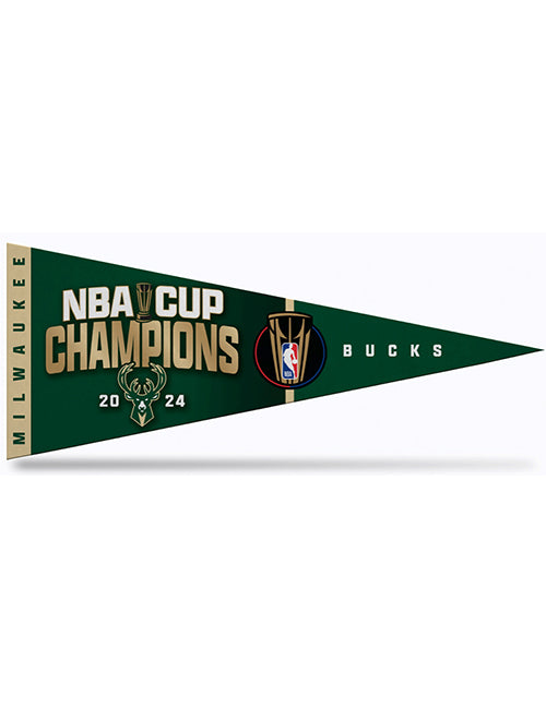 Rico 2024 NBA Cup Champions Milwaukee Bucks Pennant