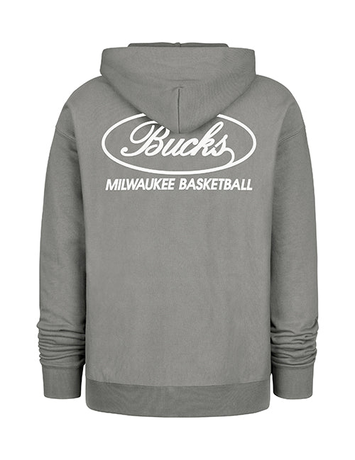 '47 Brand Crossover Foundation Milwaukee Bucks Hooded Sweatshirt-back