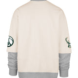 '47 Brand Crossover Milwaukee Bucks Trifecta Crewneck Sweatshirt-back