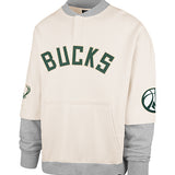'47 Brand Crossover Milwaukee Bucks Trifecta Crewneck Sweatshirt-front