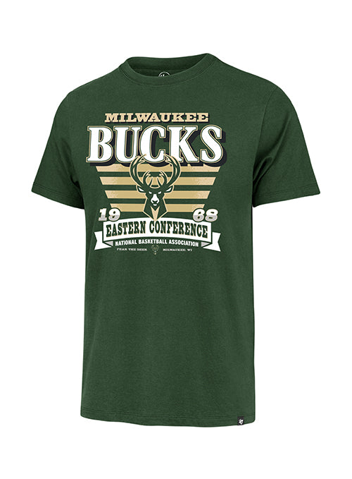 '47 Brand Stripe Splash Franklin Milwaukee Bucks T-Shirt-front