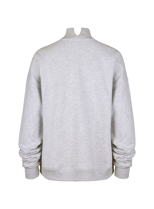 Women's '47 Brand Milwaukee Bucks Mock Neck Pullover-back