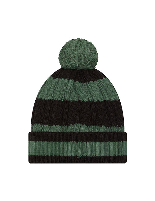 Women's New Era Braided Milwaukee Bucks Knit Hat-back