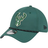 New Era 39Thirty Perform Milwaukee Bucks Flex Fit Hat-left