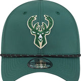 New Era 39Thirty Perform Milwaukee Bucks Flex Fit Hat-front
