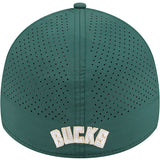 New Era 39Thirty Perform Milwaukee Bucks Flex Fit Hat-back