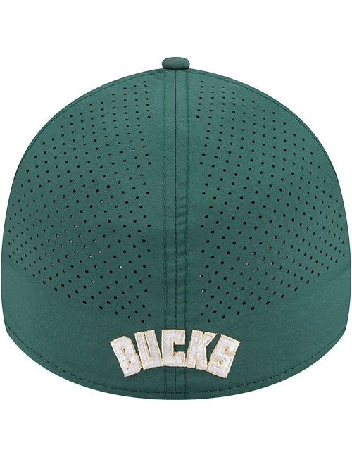New Era 39Thirty Perform Milwaukee Bucks Flex Fit Hat-back